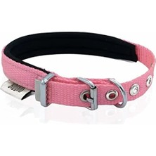 Esranın Dünyası Pembe Renkli 1.5X25-30 cm Konforlu Köpek Boyun Tasması