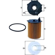 Mahle Depomix Yağ Filtresi Cit C3-C4-Xsra-Fd Focus/fusion-Pe