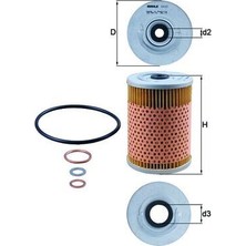 Mahle Depomix Yağ Filtresi Mercedes S-Klasse (W116) 280 S 156HP 08/72-07/80