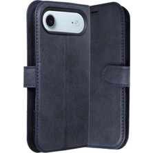 Durukar®   iPhone 17 Air Trend S Plus Kapaklı Kılıf - Lacivert
