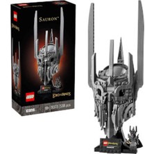 LEGO Icons Yüzüklerin Efendisi: Sauron'un Miğferi 11373 - Yetişkinler Için Dekoratif Model Yapım Seti (538 Parça)
