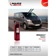 Mars Depomix Stop Lambasi Sol Duysuz [ Renault Trafic 2014 - ]