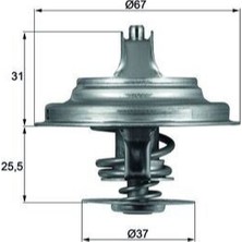 Mahle Depomix Termostat Passat-Crafter-Lt 28-35-Transporter Iv (87C)