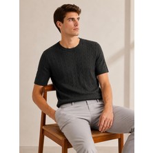 Classics Men Huffa Slim Fit Erkek Kısa Kol Triko Tişört  7676