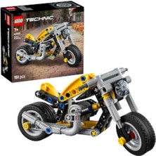LEGO Technic Sarı Motosiklet 42225 - 7 Yaş ve Üzeri Çocuklar Için Yaratıcı Oyuncak Yapım Seti (151 Parça)