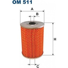 Filtron Depomix Yağ Filtresi Mercedes-Benz Mercedes 280, 300, 350, 380, 420, 450, 500, 560, G (W461/W463)