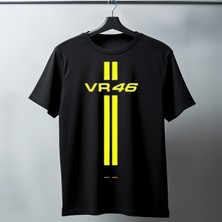 Timisiva VR46 Erkek Kadın Premium Tişört %100 Pamuk Oversize Basic Günlük Şık T-Shirt