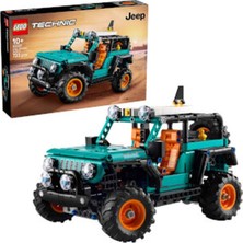 LEGO Technic Jeep Wrangler Rubicon Suv 42227 - 10 Yaş ve Üzeri Çocuklar Için Ördek Içeren Yaratıcı Oyuncak Yapım Seti (723 Parça)