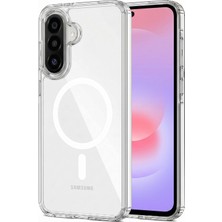 CepStok Samsung Galaxy A37 Magsafe Özellikli Şeffaf Telefon Kılıfı