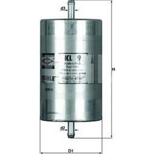 Mahle Depomix Yakit Filtresi CLİO-R9-R11-R19-R21-SAFRANE-P505-P806-TRAFİC-MASTER-İBİZA I -Ğolf Iii-Malağa