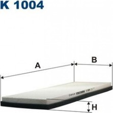 Filtron Depomix Kabin Filtresi [ Volkswagen Audi 80, 80 Quattro, A4 (B5/8d), Cabriolet, Coupe, Coupe Quattro; Volkswagen Passat (3b2/3b5) ]