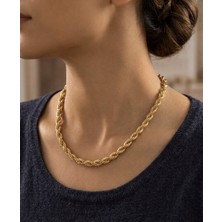 Viona Bijuteri Burgu Model Gold Renk Kolye