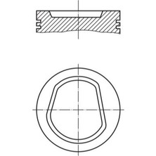 Mahle Depomix Piston Segman 76.51 mm Std 1.6 Polo Aee Alm