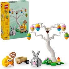 LEGO Paskalya Tavşanı ve Civcivin Yumurta Avı 40808 - 8 Yaş ve Üzeri Çocuklar Için Yaratıcı Oyuncak Yapım Seti (140 Parça)