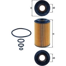 Mahle Depomix Yağ Filtresi Clk Cabriolet Cserisi