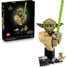 LEGO Star Wars: Klonların Saldırısı Yoda Büstü 75438 - Yetişkinler Için Koleksiyonluk Model Yapım Seti (399 Parça) -