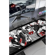 Charmbi Dandadan 30X70 Mouse Pad Gaming Mousepad, Kaymaz Taban Büyük Oyuncu Pad