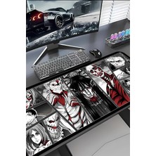Charmbi Attack On Titan Gaming Mouse Pad 30X70 Xxl Mousepad, Large Desk Mat, Non Slip Keyboard Pad