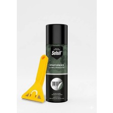 Selsil 200 ml Etiket Sökücü Sprey ve Cam Leke Kazıyıcı Bıçak Yüksek Su Dirençli Şeffaf