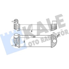 Turbo Radyatörü Intercooler 2 Sira Pa Renault Kangoo Iıı 1.5 Dci K9K 08 Kal 344980