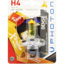 Photon Ampul H4 12V 60/55W Xtreme Yellow (Tekli Blister) Pht PH5504 Xy B1
