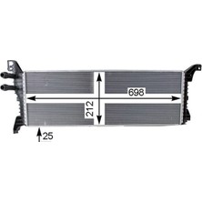 Turbo Radyatörü T6 15- Behr 7E0121212A