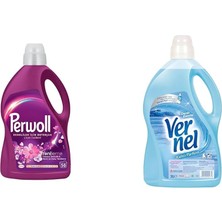 Yenileme Çiçek Cazibesi Renkliler Için 45 Yıkama Sıvı Çamaşır Deterjanı (1 x 2750 Ml) + Vernel Deniz Esintisi Kalıcı Parfüm 30 Yıkama Çamaşır Yumuşatıcısı (1 x 3000 Ml)