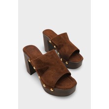 Capone Outfitters Jelene Platform Tek Bantlı Kadın Sabo Terlik