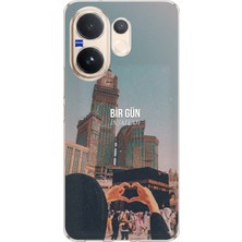 TechTree Vivo V60 Uyumlu Kabe Sevdası Baskılı Silikon Kılıf