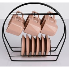 Statika Home Siyah Metal Kahve Fincan Düzenleyici Askı Aparatı Fincan Askılığı Standı