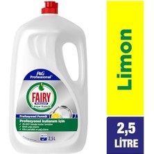 Profesyonel Sıvı Bulaşık Deterjanı Elde Yıkama Limon Kokulu 2.5 L, Pack Of 1
