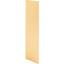 MP4719 Kapı Itme Plakası, 3-1/2 15 In., Parlak Pirinç (Tekli Paket)