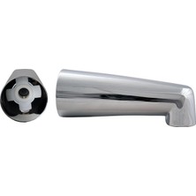 Westbrass Bakır Boru, Cilalı Krom, E5074-1F-26 Için 7" Küvet Ağzı