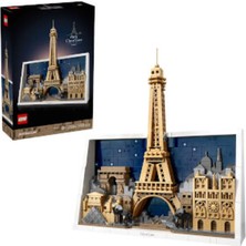 LEGO Architecture Paris – Aşıklar Şehri 21064 - Yetişkinler Için Dekoratif Paris Simgeleri Yapım Seti (958 Parça)