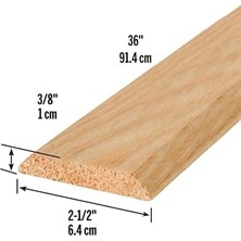 Md Building Products Premium Doğal Parke Eşiği, 2-1/2-By-36 Inç - Yapı Ürünleri 11908