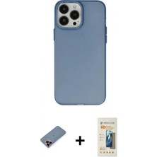 Pileli Store Pilelistore™ iPhone 13 Pro Max Kılıf Ahenk Çizgi Prime - Siyah 6d Mat Seramik Hayalet Nano Ekran Koruyucu + Metal Kamera Lens Koruma Cam - Kı