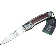 Kazan Hobi Crkt Cr 0128 Rd Kamp Çakı 18 cm - Metal Desenli Sap, Kılıflı, Kutulu