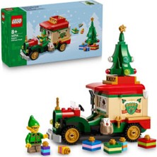 LEGO Noel Baba’nın Dağıtım Kamyonu 40746 - 8 Yaş ve Üzeri Çocuklar Için Yılbaşı Hediyeleri ve Elf Minifigürü Içeren Yaratıcı Oyuncak Yapım Seti (224 Parça)