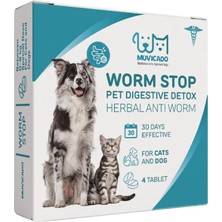 Muvicado Worm Stop Kedi Köpek Iç Organizma Tableti