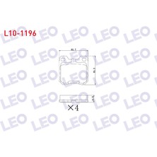 Otoco Opel Vectra B 1.6ı 1995-2003 / Vectra B 2.0ı 1995-2003 Arka Fren Balatası