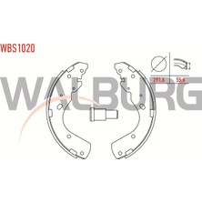 Otoco Ford Ranger (Er) 1999-2006 / Ranger (Et) 2002-2006 Fren Pabuc Balata Arka (4x4) 291,6X55,6