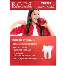 Teen 8-18 Yaş Yaban Çileği Tadında Diş Macunu 1 Paket(1 x 74 G) (4 Paketi)