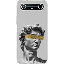 TechTree Tecno Spark Slim 5g Uyumlu Modern Hellenistik Davut Baskılı Silikon Kılıf