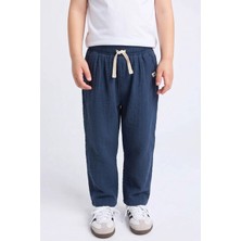 Müslin Pantolon 1-10 Yaş Lacivert