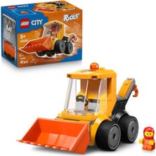 LEGO City Araçlar - Inşaat Yükleyicisi 60483 – 5 Yaş ve Üzeri Çocuklar Için Minifigür Içeren Oyuncak Yapım Seti (61 Parça)