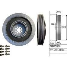 Krank Kasnagı Touareg Q7 A6 04- Ina 059105251AD