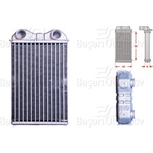 Wisco Kalorıfer Radyatoru Brazıng 200X147 mm Mını Cooper ( 1497527