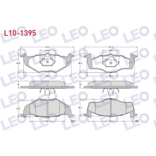 Otoco Vw Polo (6n1) 1.4 1994-1999 / Polo 1.6ı 1994-1999 Ön Fren Balatası
