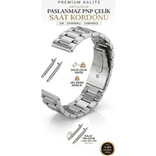 PasajGo Huawei Watch Gt6/gt5/gt4/gt3/gt3 Pro 46MM Paslanmaz (Solid Çelik) Metal Kordon 22MM