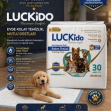 Luckido Köpek Tuvalet Pedi 60X90 cm 30 Adet (Eğitim Pedi)
